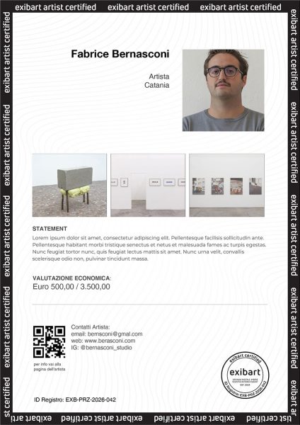 certificato exibart
